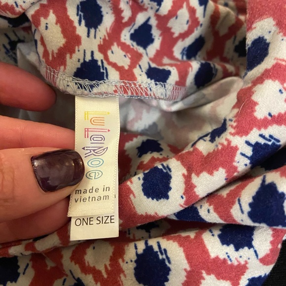 Lularoe Plaid Style leggings - Picture 2 of 3